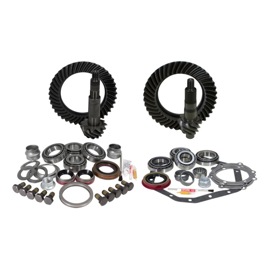 Yukon Gear & Axle YGK044 Yukon Gear & Install Kit Package for Reverse Rotation Dana 60 & 88 & Down GM 14T 5.13 Thick