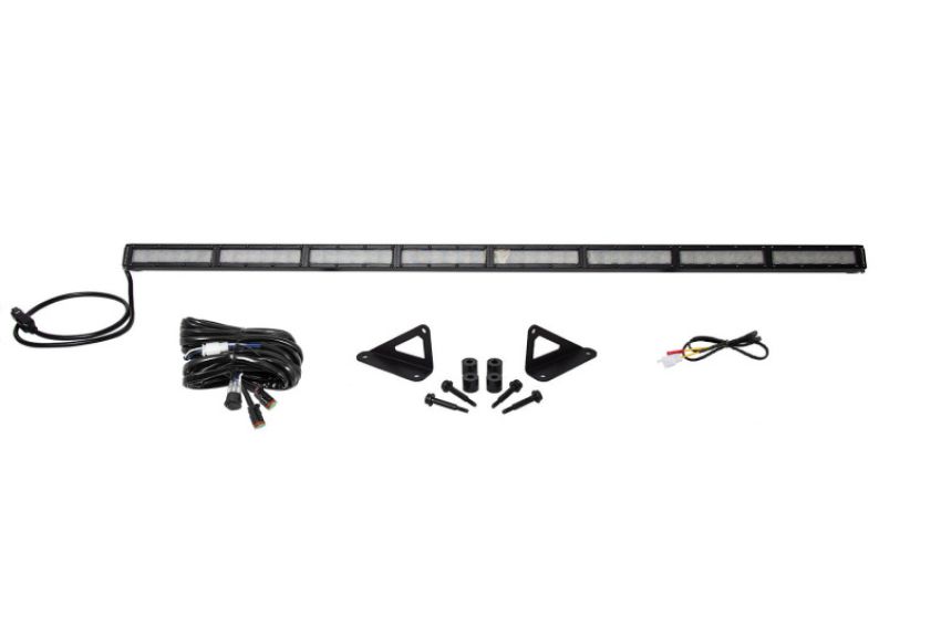 Diode Dynamics DD6105 18-21 Jeep JL Wrangler/Gladiator SS50 Hood LED Light Bar Kit - White Flood
