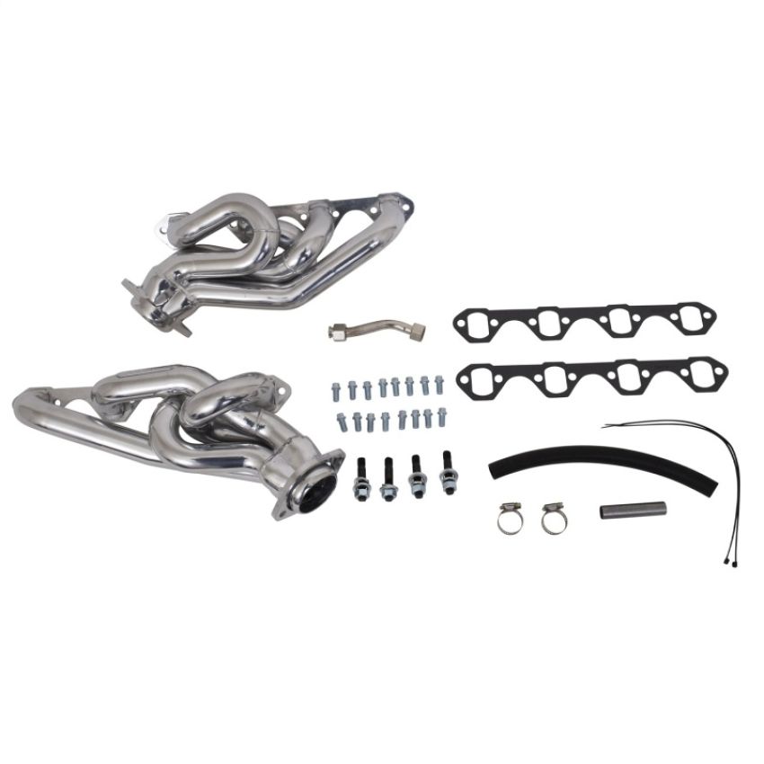 BBK Performance Parts 15290 1994-95 MUSTANG 5.0 1-5/8 SHORTY EQUAL LENGTH HEADERS (POLISHED SILVER CERAMIC)