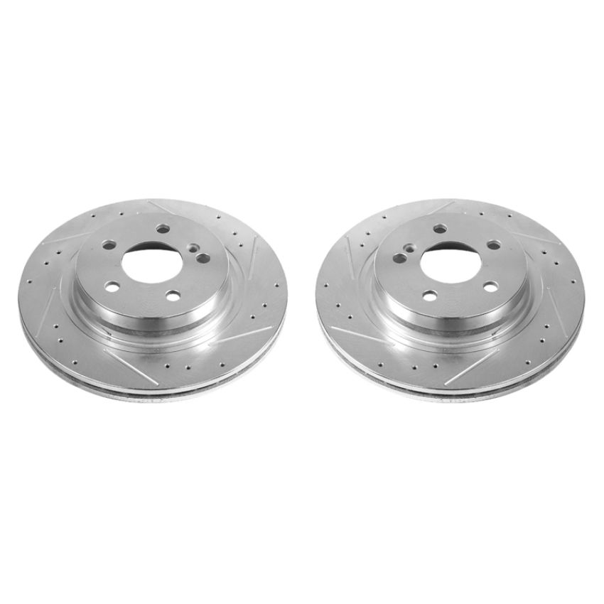 PowerStop EBR1048XPR PowerStop Evolution Performance Drilled, Slotted & Plated Brake Rotor Pair
