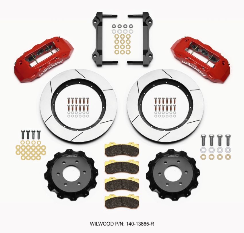 Wilwood 140-13865-R TX6R Front Kit 15.50in Red 2010-Up Ford F150 (6 lug)