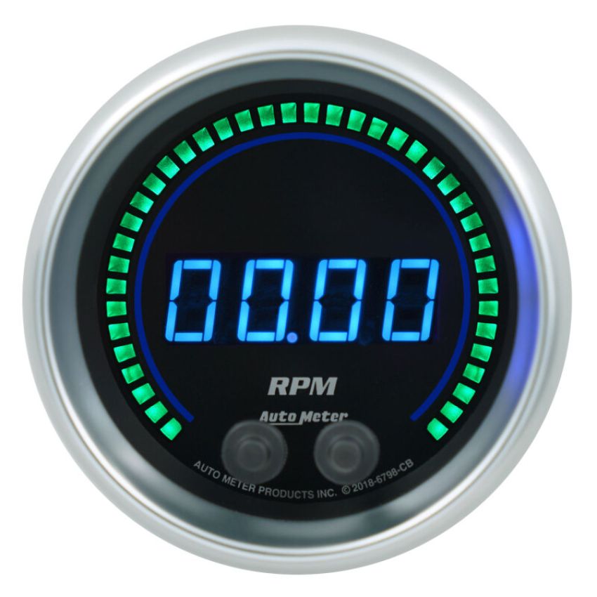 AutoMeter 6798-CB GAUGE, TACHOMETER, 3 3/8