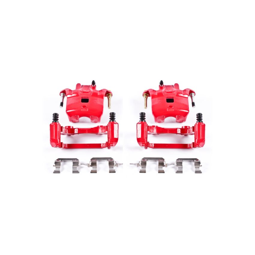 PowerStop S2690 Red Powder Coated Calipers