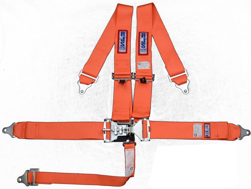 RJS SAFETY RJS1127805 SFI 16.1 L&L HARNESS 3in PULL DOWN Lap Belt BOLT