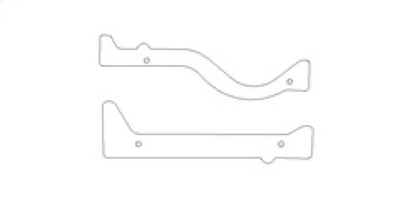 Cometic Gasket C5556-047 Cometic Chrysler Magnum V8 .047in Fiber Intake End Seals Kit - Front & Rear Crossovers