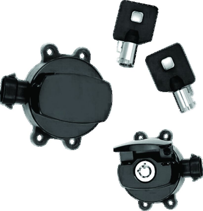 TwinPower 492299 Twin Power 11-17 Softail Black Fatbob Style Ignition Switch