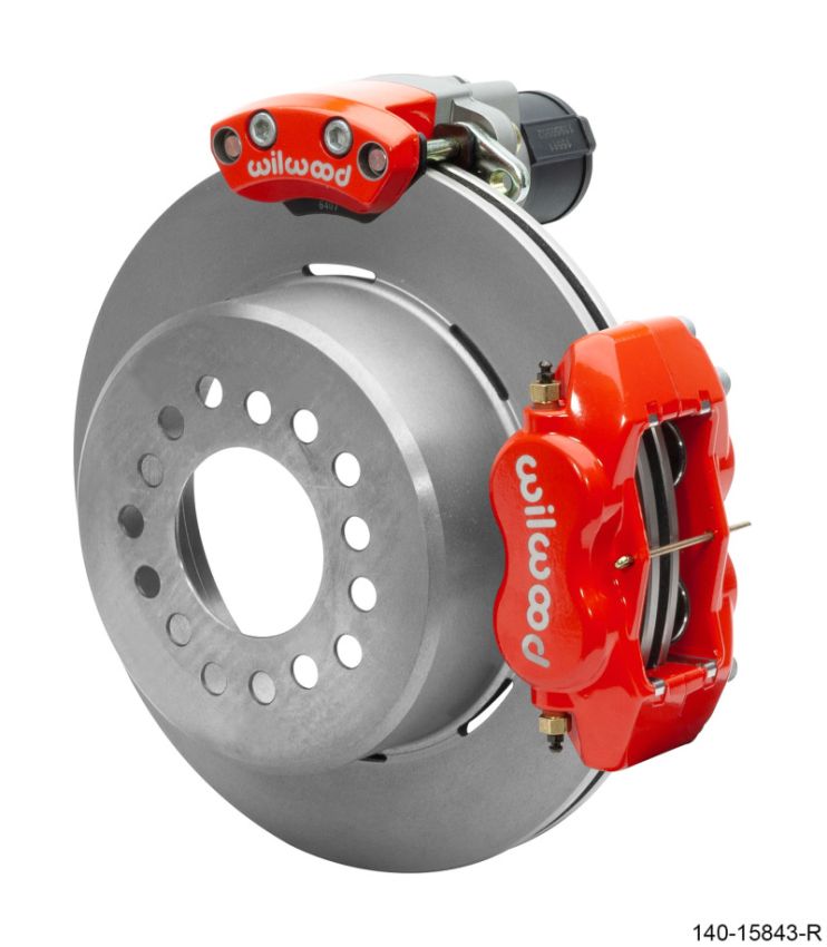 Wilwood 140-15843-R EPB/FDLI Rear Kit 12.19in. Big Ford - Red