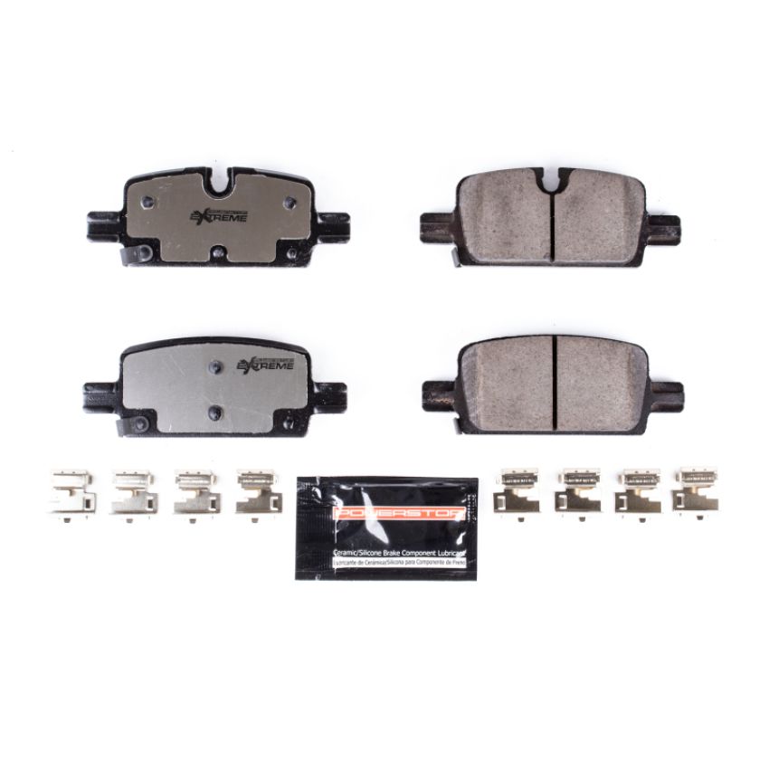 PowerStop Z36-2174 PowerStop - Z36 Truck and SUV Carbon-Fiber Ceramic Brake Pads with Hardware Kit