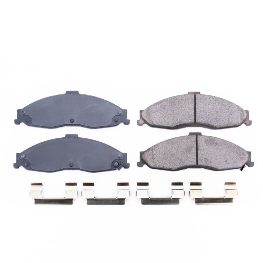 PowerStop 17-749 PowerStop - Z17 Low-Dust Ceramic Brake Pads with Hardware