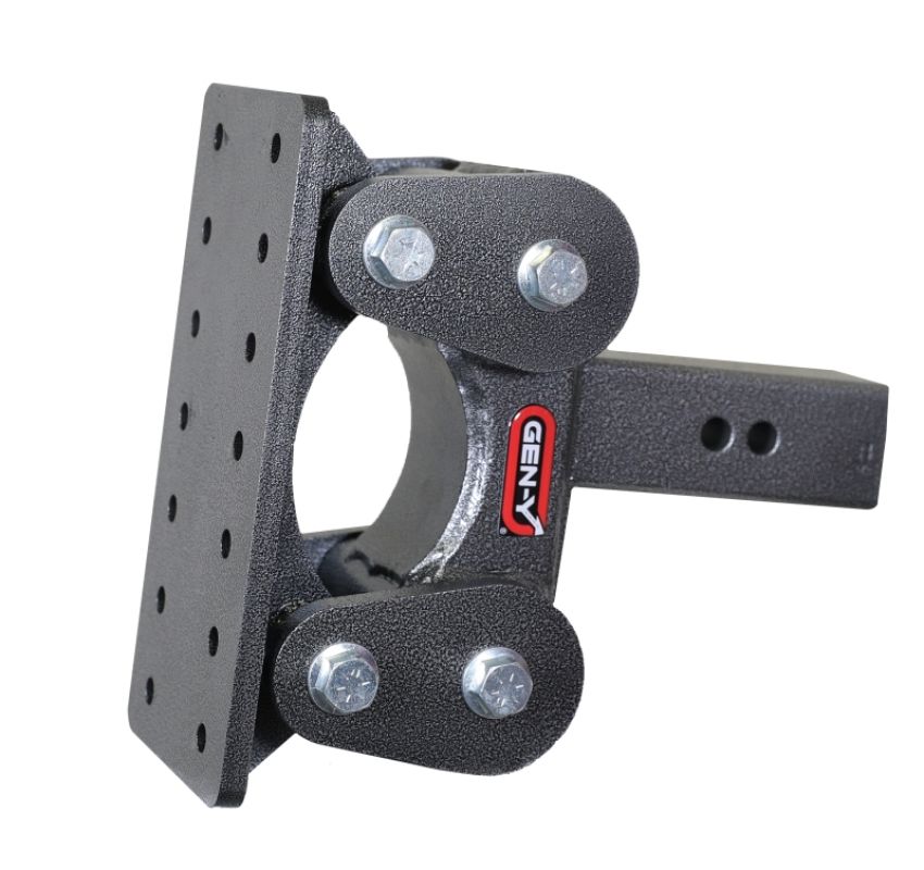 GEN-Y Hitch GH-1101 Gen-Y The Boss Torsion-Flex Pintle Plate 2.5in Shank 5.5in Drop 1.7K TW 16K Hitch