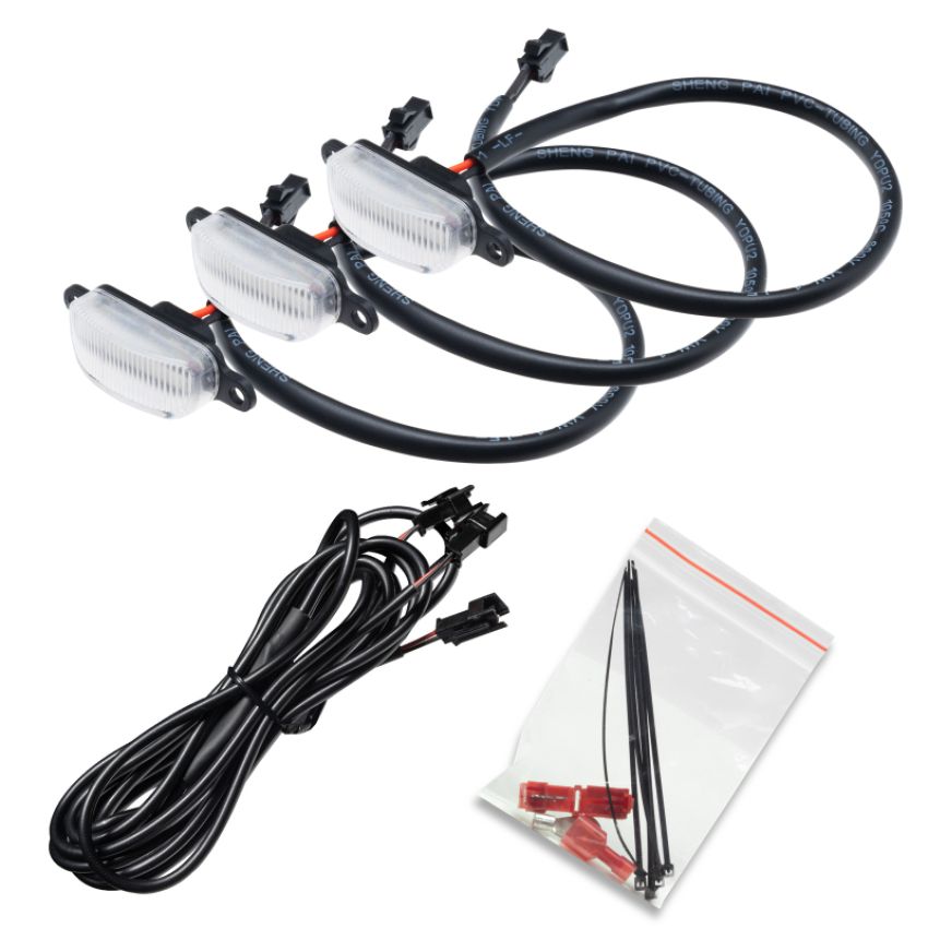 Oracle Lighting 5889-005-C Universal Pre-Runner Style LED Grill Light Kit (New Style) - Clear Lens