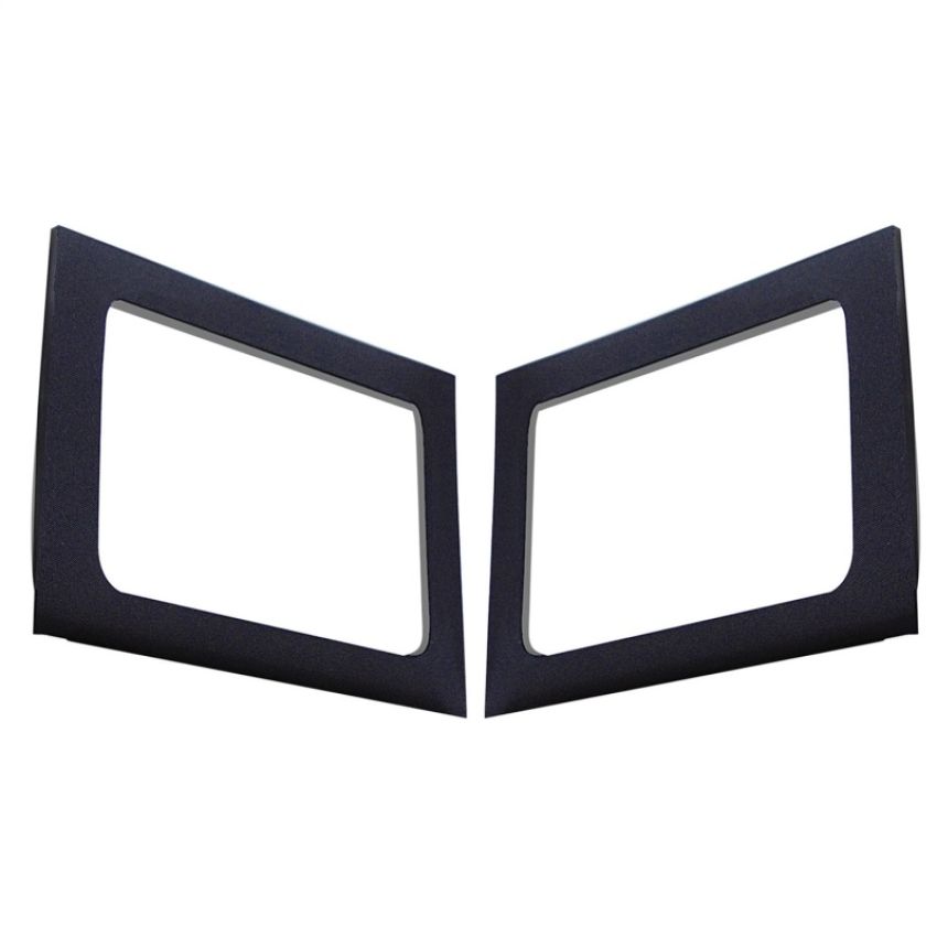 Design Engineering 50149 Rear Side Window Kit Jeep Wrangler JK 2011-2018 4 Door Black