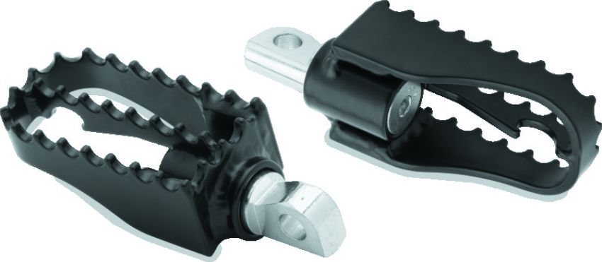 Burly Brand B13-1008B MX Pegs Pass - Black