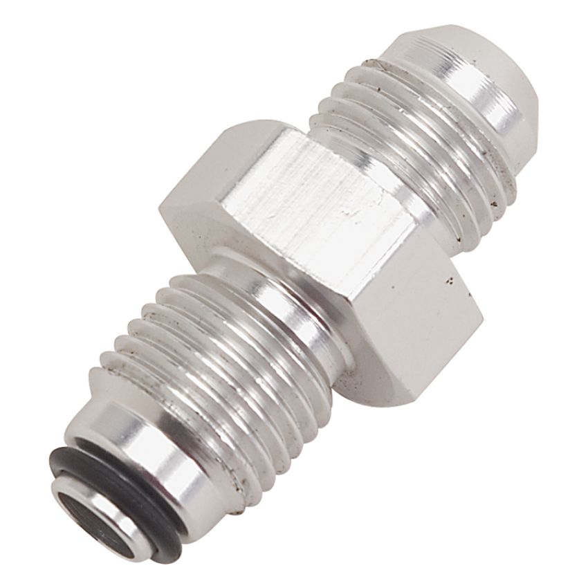 Russell 648010 Performance -6 AN (male to 1/2in-20 O-ring seal) Power Steering Adapter. Clear anodized