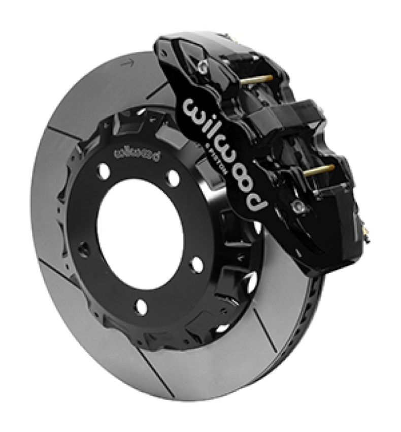 Wilwood 140-16046 AERO6 Front Brake Kit Black 14.25in 2016-2018 Toyota Land Cruiser (J200) w/ Lines