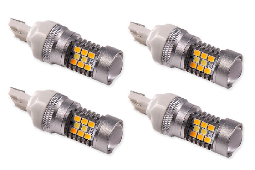 Diode Dynamics DD0110Q 7443 LED Bulb HP24 LED - Cool - White Switchback Set of 4