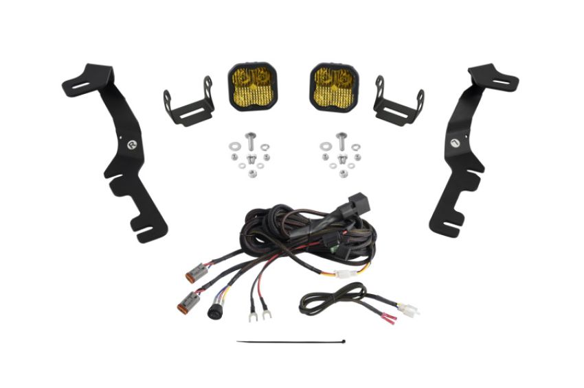 Diode Dynamics DD7602 Stage Series Ditch Light Kit for 2019-Present Ram SS3 - Yellow Pro Combo