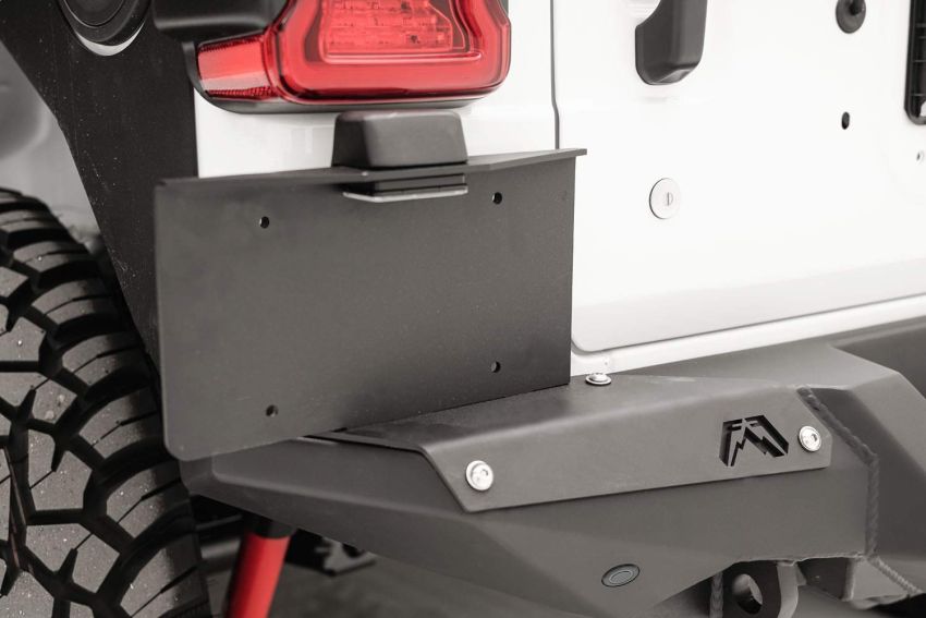 Fab Fours Inc. M4550-1 18-C Wrangler Jl License Plate Bracket