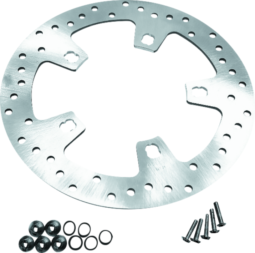 Bikers Choice 482592 14-Up Touring Lug Mount Stainless Front Brake Rotor With Hardware