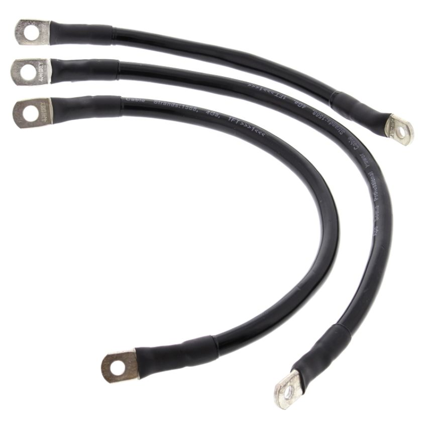 All Balls Racing 79-3013-1 04-06 Harley FXD Super Glide Battery Cable Kit Black