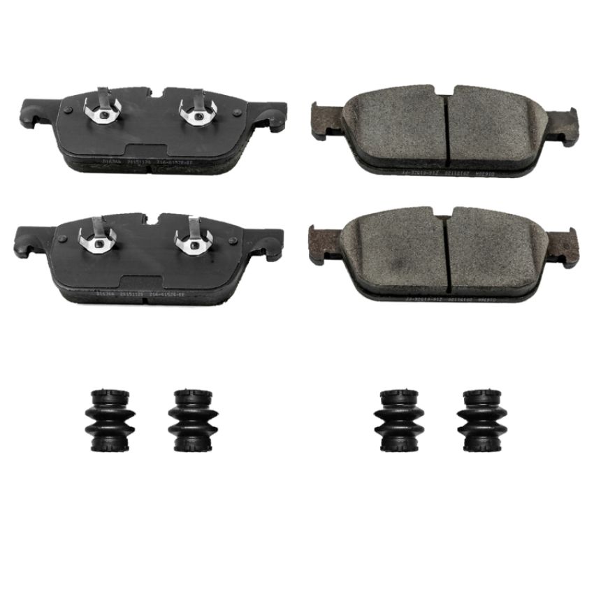 PowerStop 17-1636A PowerStop - Z17 Low-Dust Ceramic Brake Pads with Hardware