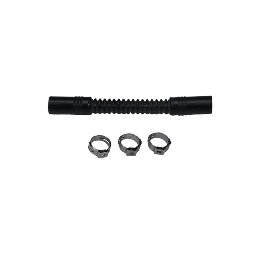 DeatschWerks 9-CT-4-516 Convoluted Tubing 100mm Length x 8mm ID Side 1 x 8mm ID Side 2 - Black