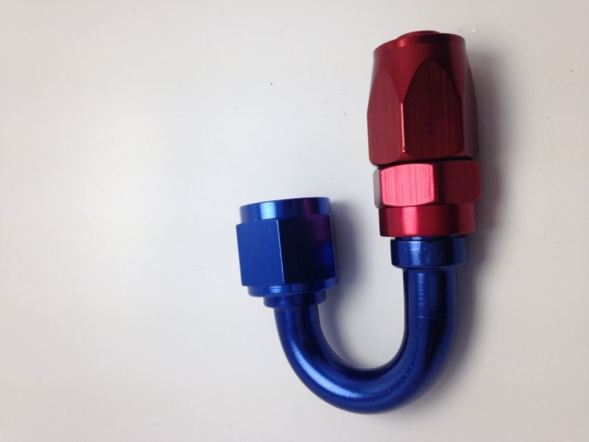 Fragola -16AN x 180 Degree Pro-Flow Hose End