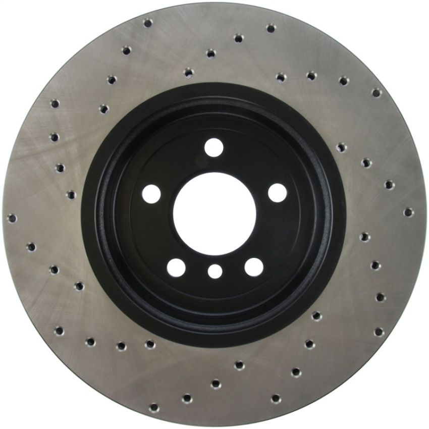 Stoptech 128.34124L 11-15 BMW 535i/535xi/ 12-15 640i Front Left Drilled Sport Brake Rotor
