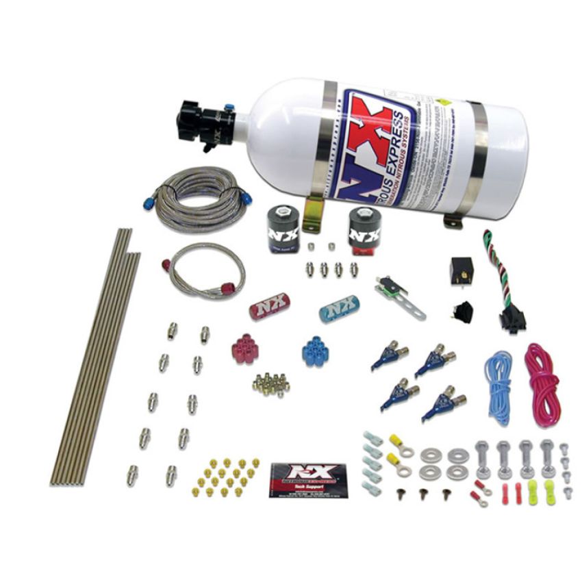 Nitrous Express 80045-10 4-CYL ALCOHOL (125-175-225-275HP) WITH 10LB BOTTLE