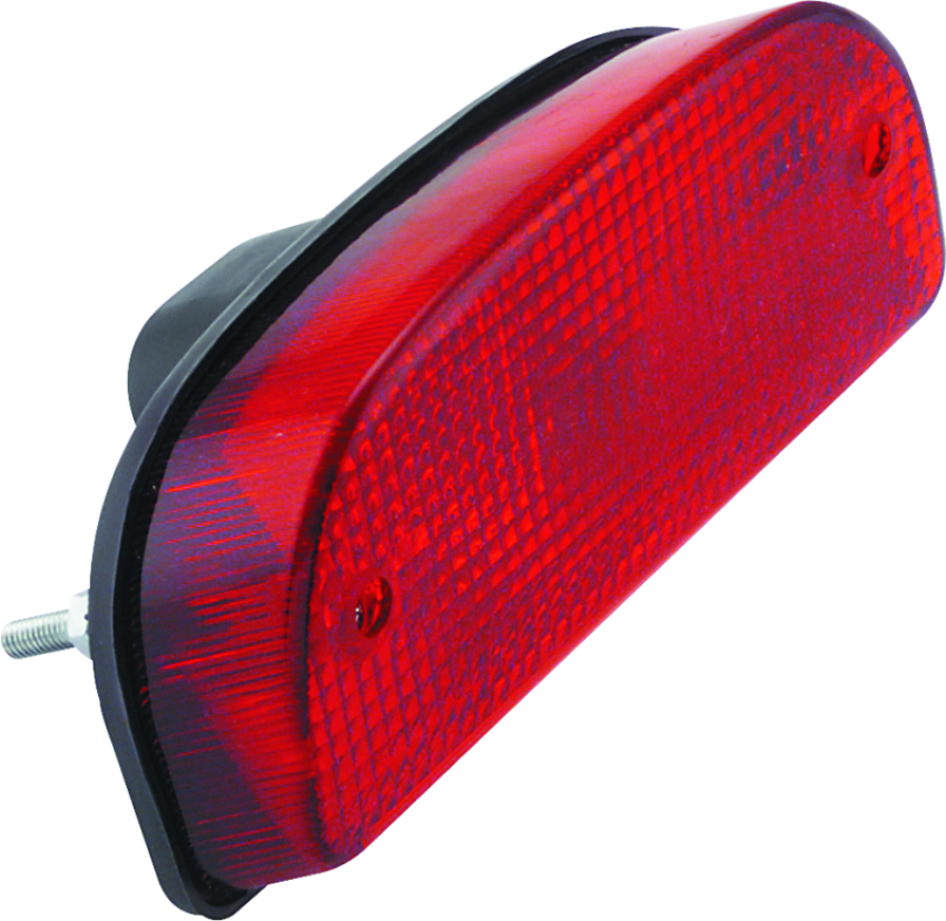 Bikers Choice 491307 Replacement Custom Fatbob Rear Taillight W/Red Lens