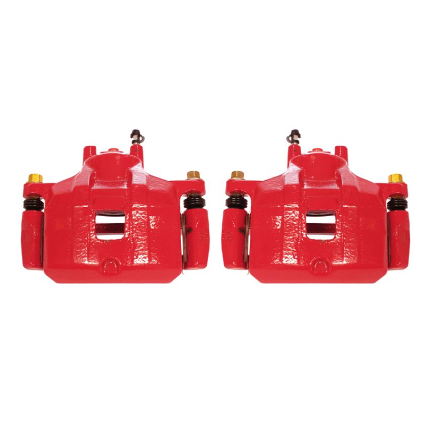 PowerStop S5032C Red Powder Coated Calipers