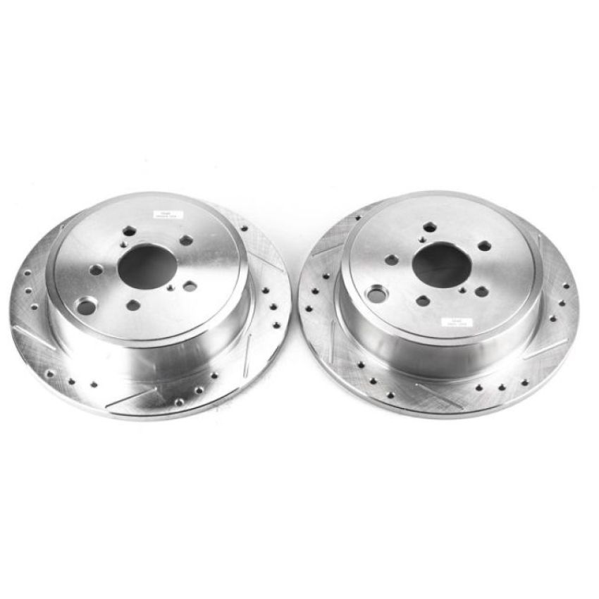 PowerStop JBR1365XPR PowerStop Evolution Performance Drilled, Slotted & Plated Brake Rotor Pair