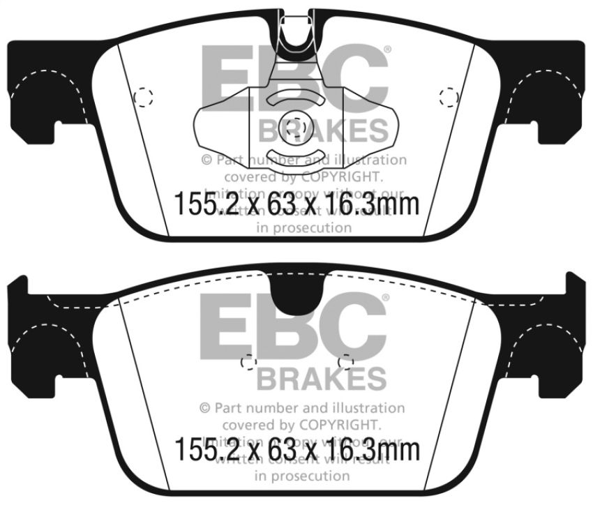 EBC Brakes DP32305C Redstuff Ceramic Low Dust Brake Pads