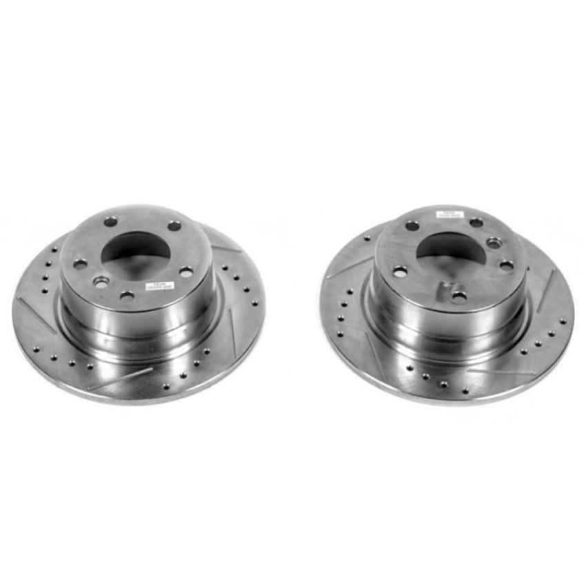 PowerStop EBR669XPR PowerStop Evolution Performance Drilled, Slotted & Plated Brake Rotor Pair