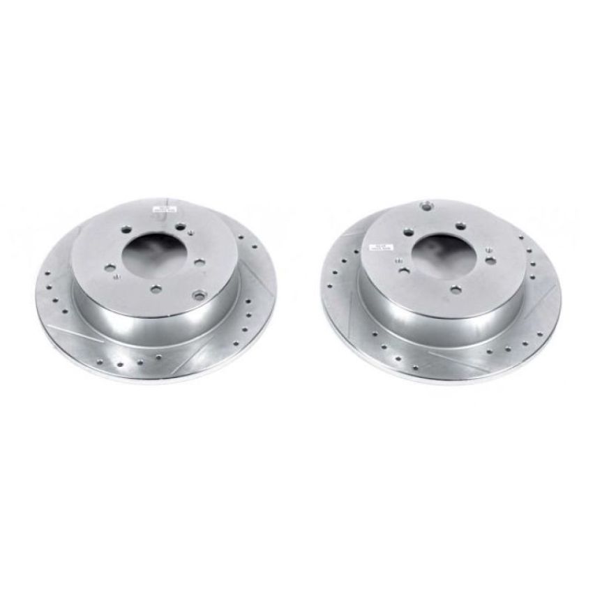 PowerStop JBR1374XPR PowerStop Evolution Performance Drilled, Slotted & Plated Brake Rotor Pair
