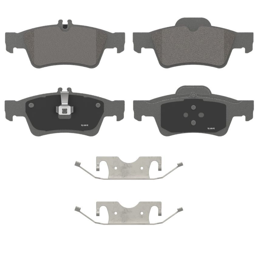 Wagner Brake MX986 ThermoQuiet Semi-Metallic Disc Brake Pad Set