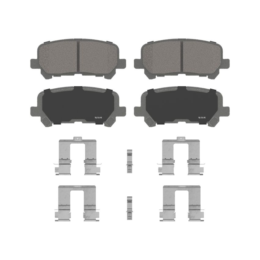 Wagner Brake QC1281 ThermoQuiet Ceramic Disc Brake Pad Set