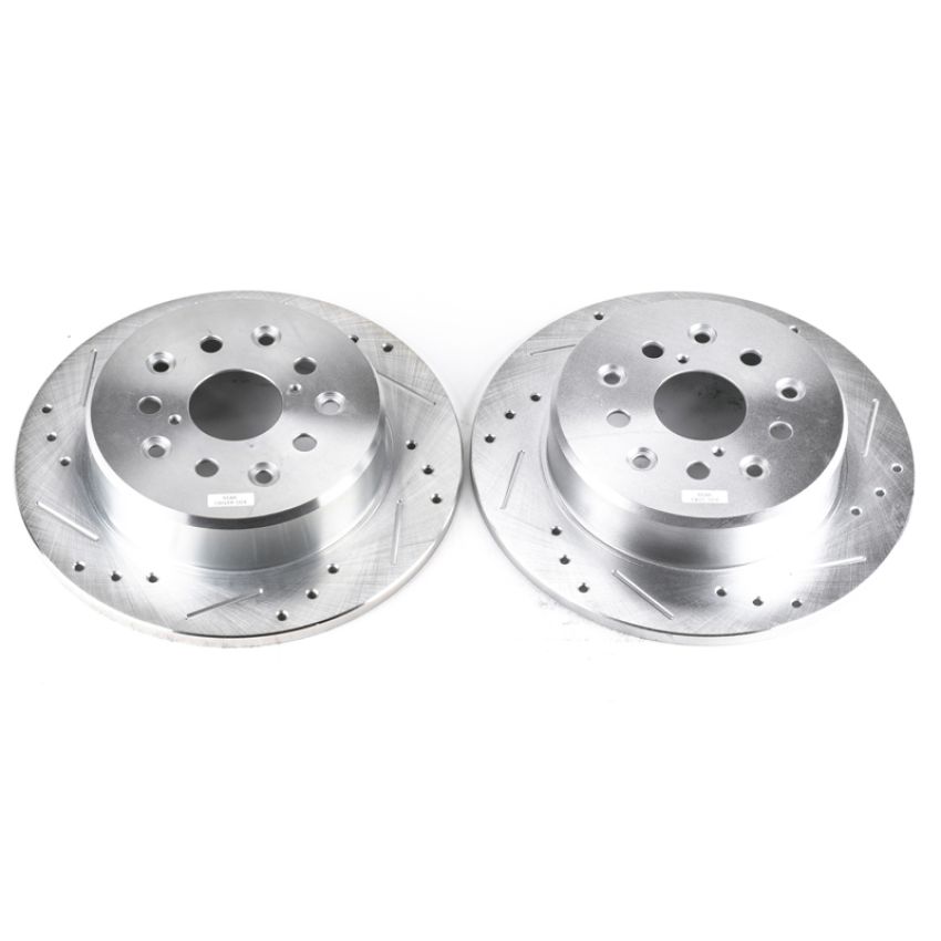 PowerStop JBR739XPR PowerStop Evolution Performance Drilled, Slotted & Plated Brake Rotor Pair