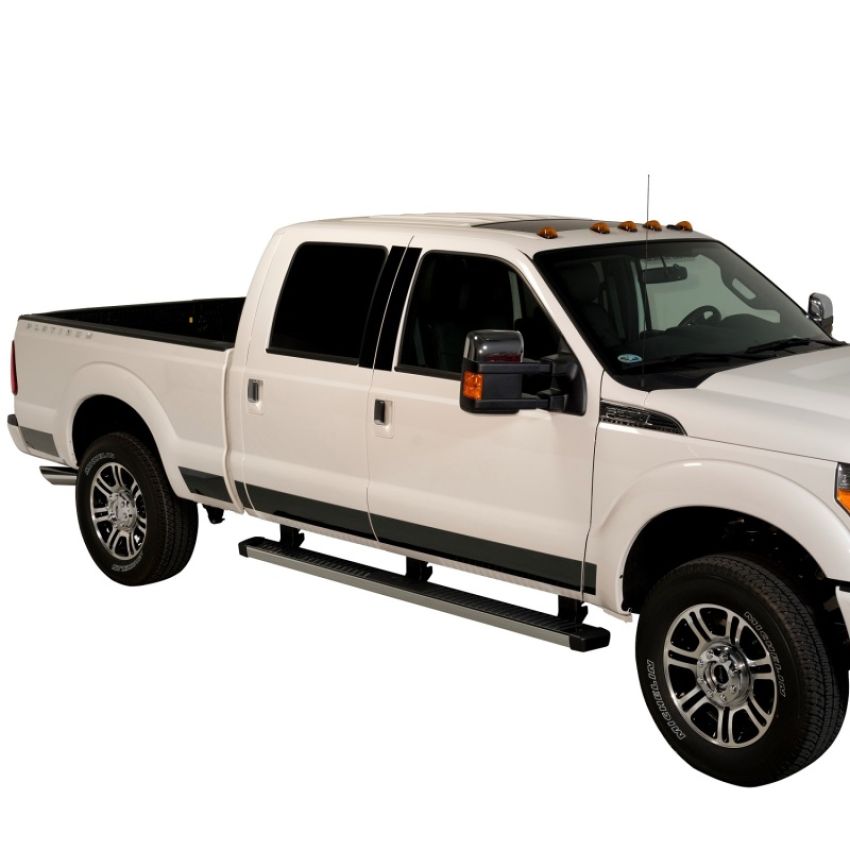Putco 9751454BP 11-16 Ford SuperDuty - Crew Cab 6.5ft - (12pcs - 6.25in Wide) Black Platinum Rocker Panels