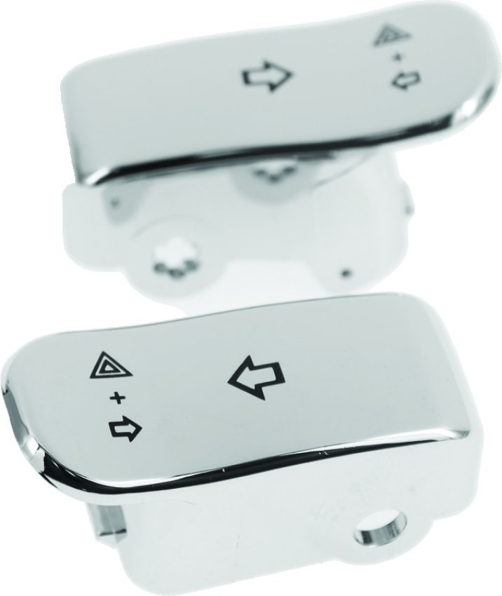 Bikers Choice 483314 96-13 Big Twin & XL Chrome Turn Signal Extensions Pr