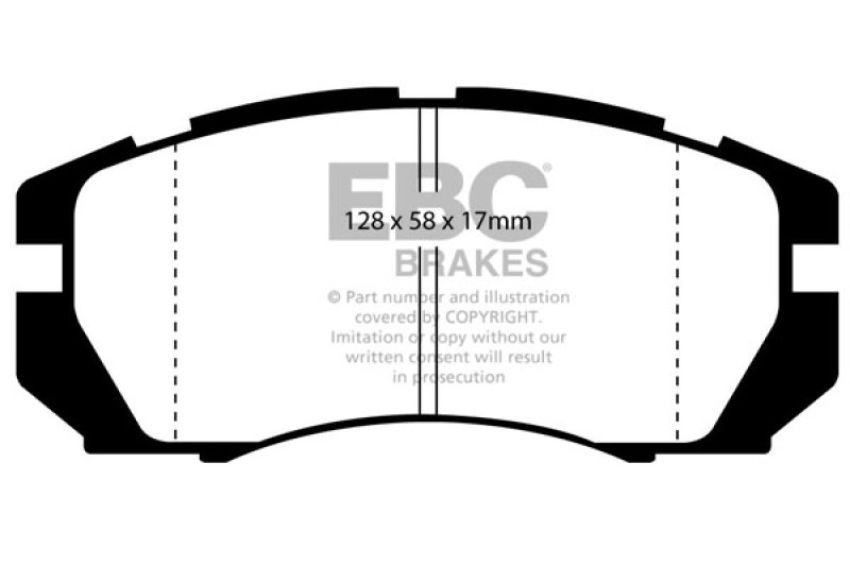 EBC Brakes DP2966 Greenstuff 2000 Series Sport Brake Pads