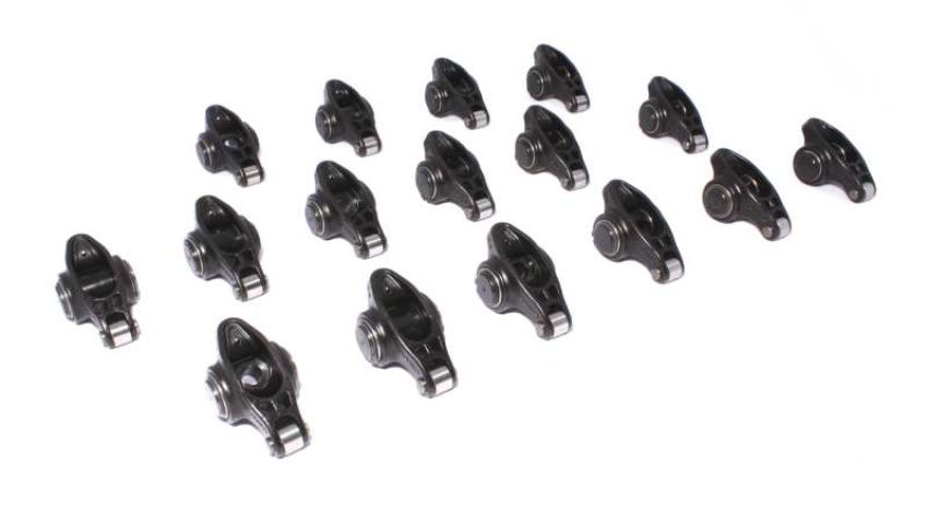 COMP CAMS COM1631-16 SBF Rocker Arm Set - 1/6 Ratio 3/8 Stud