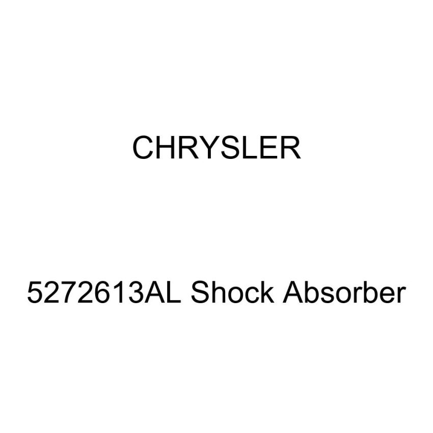 Genuine Chrysler 5272613AL Shock Absorber