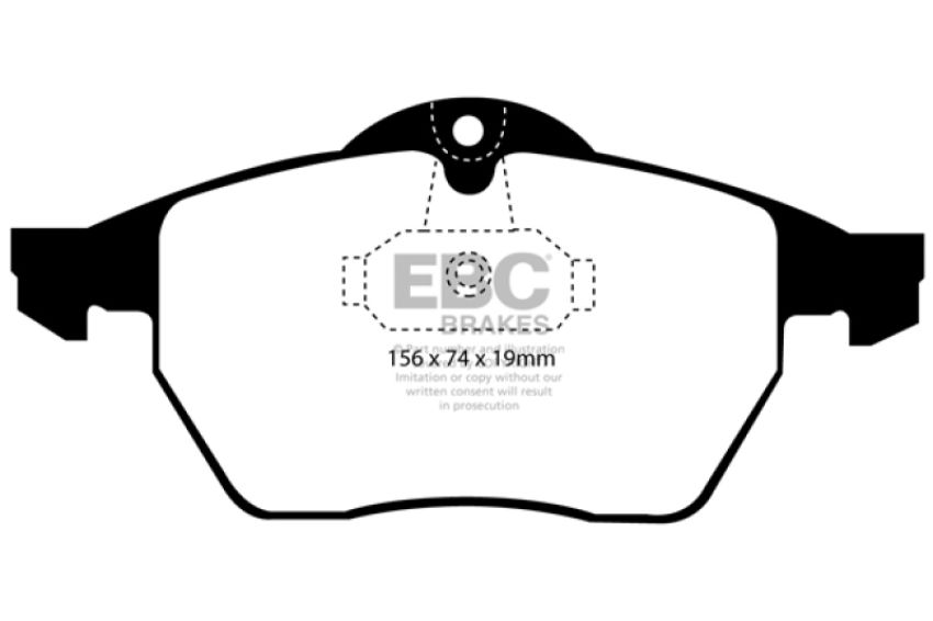 EBC Brakes DP31062C Redstuff Ceramic Low Dust Brake Pads