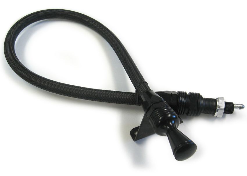 LOKAR LOKX1210147 Black Locking Dipstick GM P/G Firewall Mount