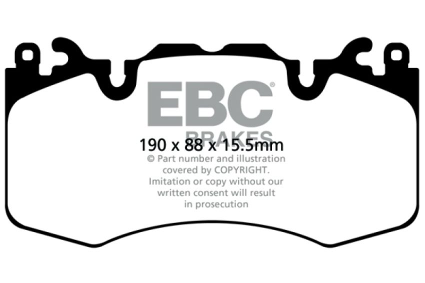 EBC Brakes DP62064 6000 Series Greenstuff Truck/SUV Brakes Disc Pads