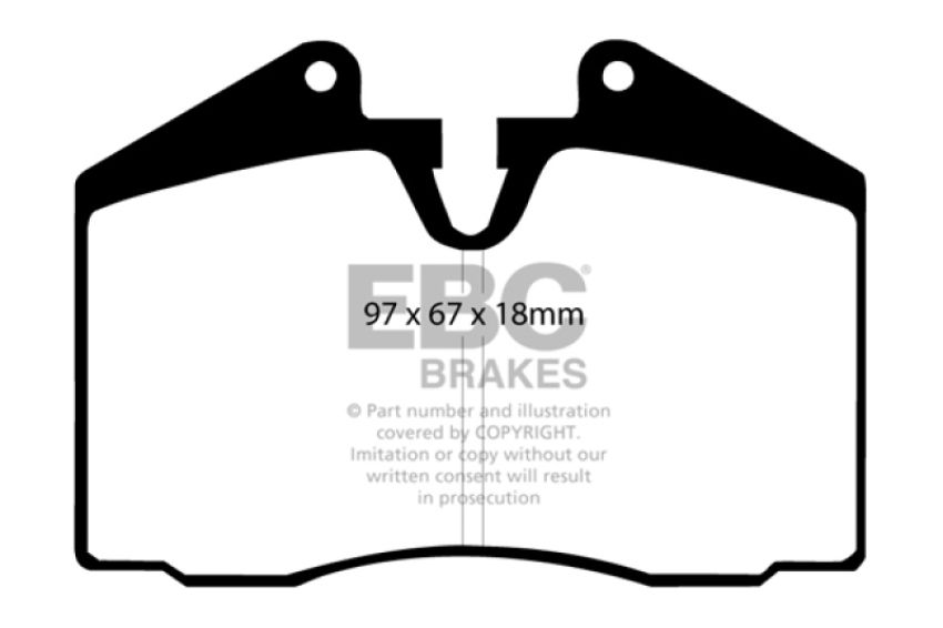 EBC Brakes DP2612 Greenstuff 2000 Series Sport Brake Pads
