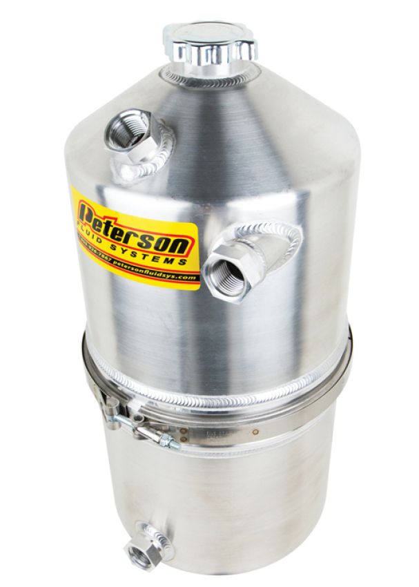 PETERSON FLUID PTR08-0013 Dry Sump Tank 5 Gal Single Scavenge