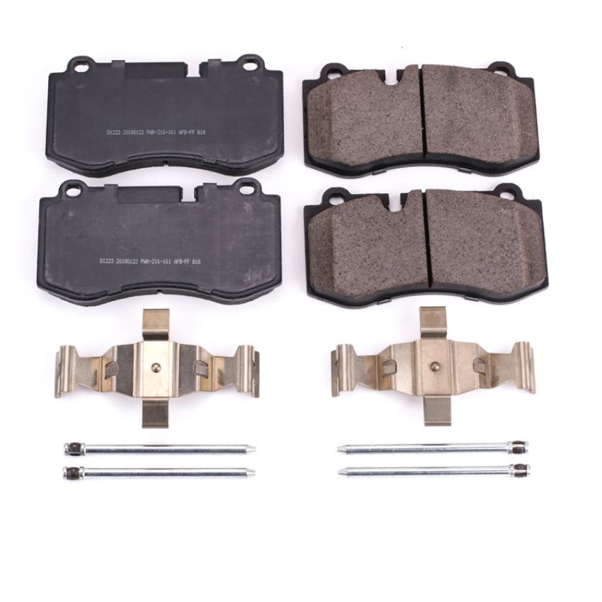 PowerStop 17-1223 PowerStop - Z17 Low-Dust Ceramic Brake Pads with Hardware