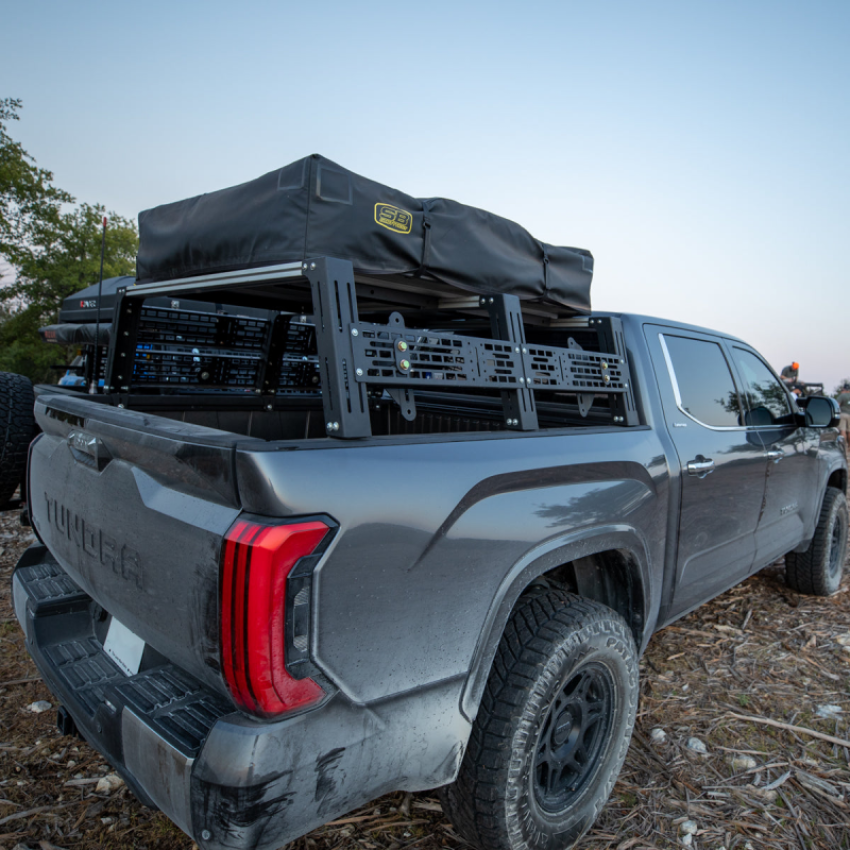 Cali Raised LED CR3932 Cali Raised 2022+ Toyota Tundra Overland Bed Rack - Low Profile Rack